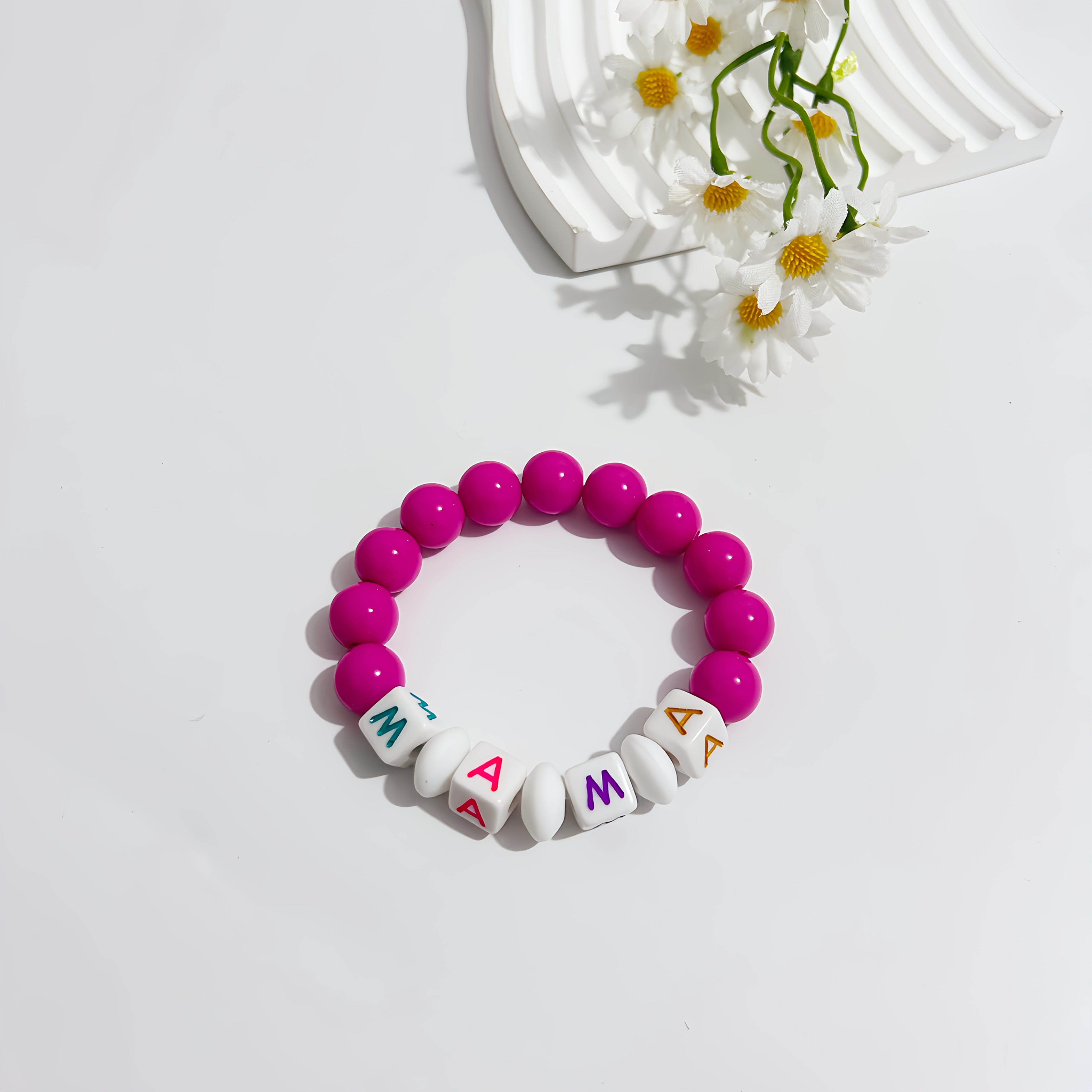 Customizable Fashion Bracelet with Colorful Beads
